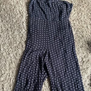 Pants romper strapless